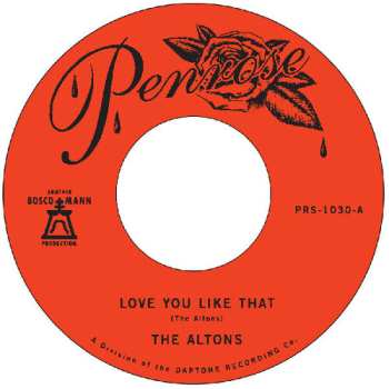 Album The Altons: Love You Like That / I Try I Try