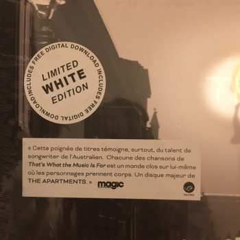 LP The Apartments: That's What The Music Is For