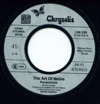 SP The Art Of Noise: Paranoimia