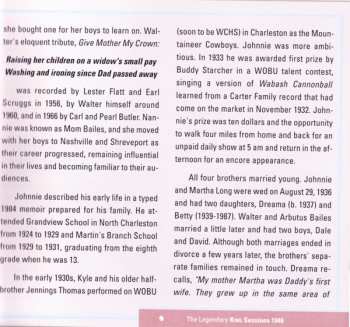 CD Bailes Brothers: Remember Me (The Legendary King Sessions 1946)