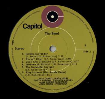 LP The Band: The Band