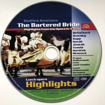 CD Bedřich Smetana: The Bartered Bride - Opera - Highlights
