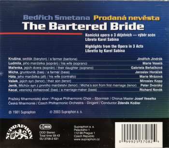CD Bedřich Smetana: The Bartered Bride - Opera - Highlights