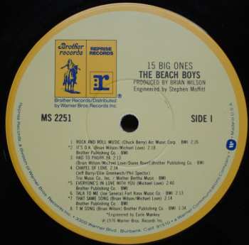 LP The Beach Boys: 15 Big Ones