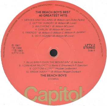2LP The Beach Boys: Beach Boys Bests (40 Greatest Hits)