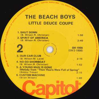 LP The Beach Boys: Little Deuce Coupe