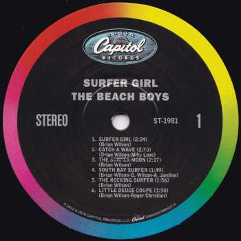 LP The Beach Boys: Surfer Girl