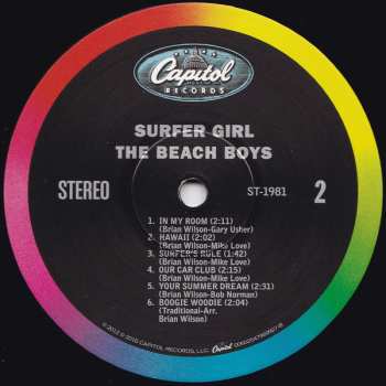 LP The Beach Boys: Surfer Girl
