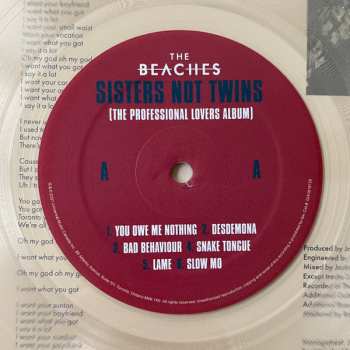 LP The Beaches: Sisters Not Twins (The Professional Lovers Album) CLR