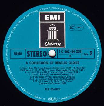 LP The Beatles: A Collection Of Beatles Oldies