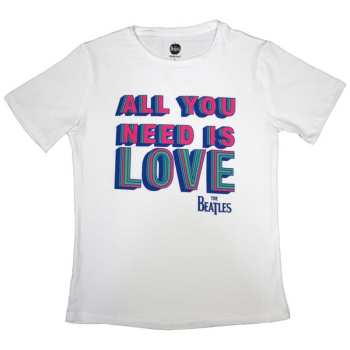 Merch The Beatles: Mujeres Camiseta All You Need Is Love