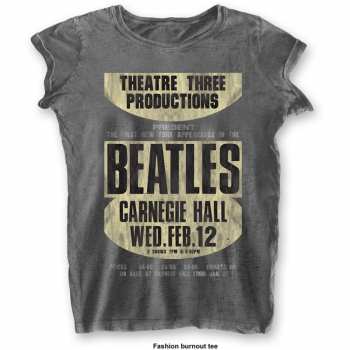 Merch The Beatles: Mujeres Camiseta Carnegie Hall 