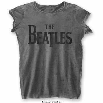Merch The Beatles: Mujeres Camiseta Drop T Logo The Beatles 
