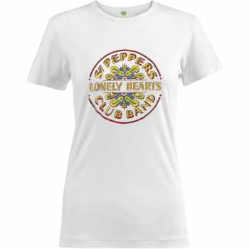 Merch The Beatles: Mujeres Camiseta Sgt Pepper Drum Colour 