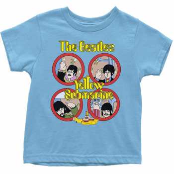 Merch The Beatles: Para niños Toddler Camiseta Yellow Submarine Portholes 