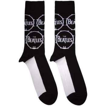 Merch The Beatles: Calcetines tobilleros Drum Logo The Beatles Repeat