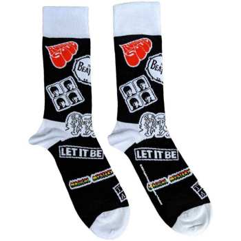 Mercancía The Beatles: The Beatles Unisex Ankle Socks: Icons (black) (uk Size 4 - 7) 36 - 42