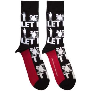 Merch The Beatles: Calcetines tobilleros Let It Be Silhouettes Repeat