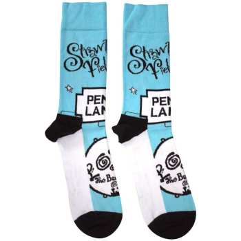 Mercancía The Beatles: The Beatles Unisex Ankle Socks: Strawberry Fields/penny Lane