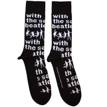 Merch The Beatles: Calcetines tobilleros With Silhouettes Repeat