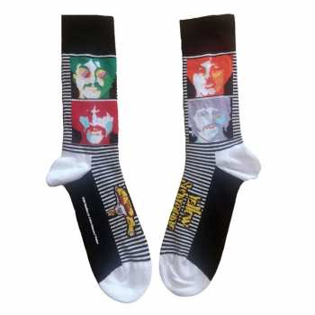 Merch The Beatles: Calcetines tobilleros Yellow Submarine Sea Of Science Faces Colour 