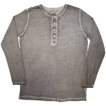 Merch The Beatles: Long Sleeve Camiseta Abbey Road Back Print Stone Wash