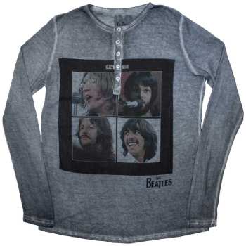 Merch The Beatles: Long Sleeve Camiseta Let It Be Stone Wash
