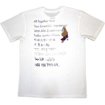 Mercancía The Beatles: The Beatles Unisex Long Sleeve T-shirt: Yellow Submarine Heads Collage (wash Collection) (small) S