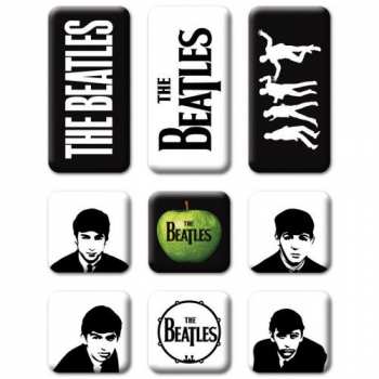 Merch The Beatles: Imán de nevera Set Classic Icons