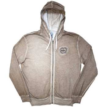 Mercancía The Beatles: The Beatles Unisex Zipped Hoodie: Apple Logo Stone Wash (x-small) XS