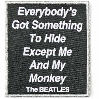 Merch The Beatles: Aplicación Everybody's Got Something To Hide Except Me And My Monkey 