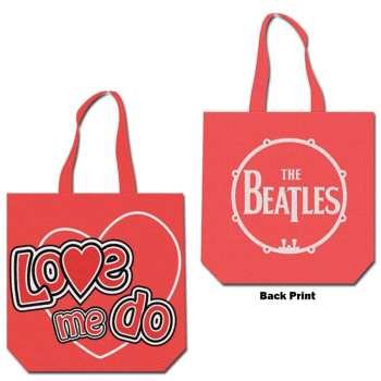 Mercancía The Beatles: The Beatles Cotton Tote Bag: Love Me Do (multicolour) (back Print)