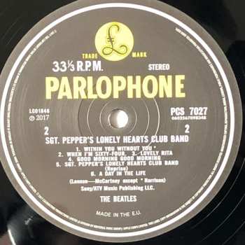LP The Beatles: Sgt. Pepper's Lonely Hearts Club Band