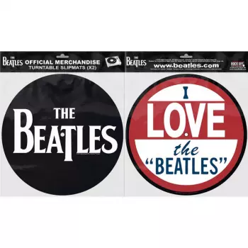 Slipmat Set Drop T Logo The Beatles & Love 