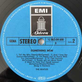 LP The Beatles: Something New