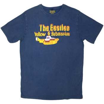 Merch The Beatles: Stone Wash Camiseta Logo The Beatles & Sub