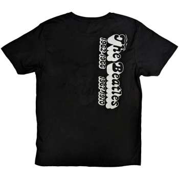 Mercancía The Beatles: The Beatles Unisex T-shirt: 70s Logo & Years (back Print) (small) S