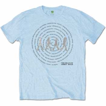 Merch The Beatles: Camiseta Abbey Road Songs Swirl 