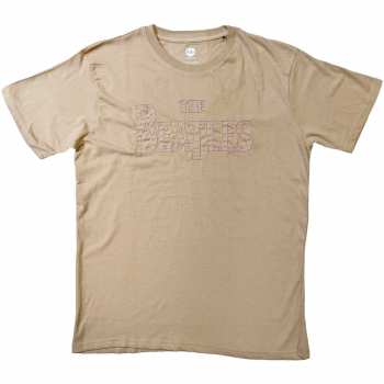 Mercancía The Beatles: The Beatles Unisex T-shirt: Drop T Logo (embroidered) (small) S