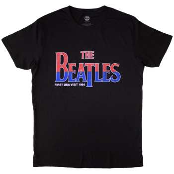 Mercancía The Beatles: The Beatles Unisex T-shirt: First Usa Visit (small) S