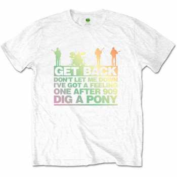 Merch The Beatles: Camiseta Get Back Gradient 