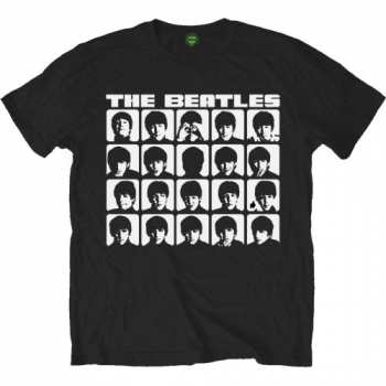 Merch The Beatles: Camiseta Hard Days Night Faces Mono 