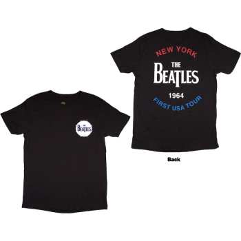 Mercancía The Beatles: The Beatles Unisex T-shirt: New York 1964 (back Print) (small) S