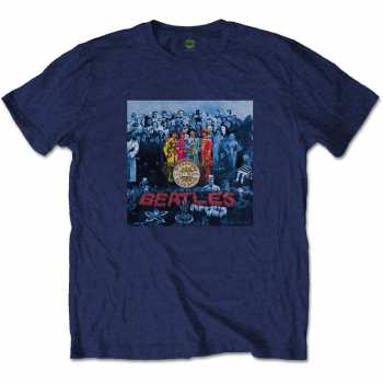 Merch The Beatles: Camiseta Sgt Pepper Blue 
