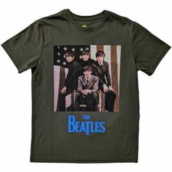 Merch The Beatles: Camiseta Us Flag Photo