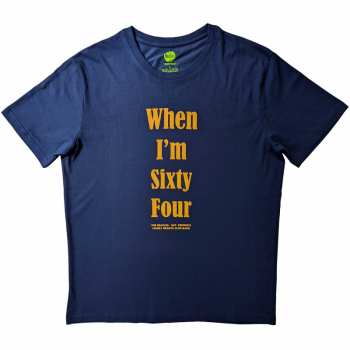 Mercancía The Beatles: The Beatles Unisex T-shirt: When I'm Sixty Four (back Print) (small) S