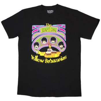 Merch The Beatles: Camiseta Yellow Submarine Heads In Circles V2