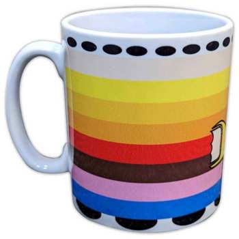 Merch The Beatles: Unboxed Mug Yellow Submarine Coloured Stripes