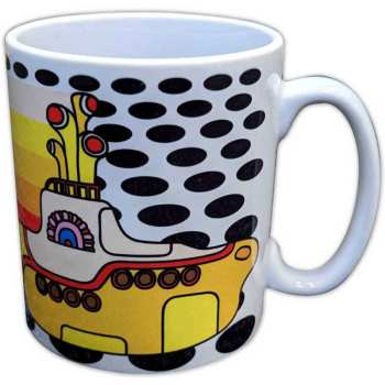 Mercancía The Beatles: The Beatles Unboxed Mug: Yellow Submarine Coloured Stripes (white)