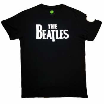 Merch The Beatles: Bordado Camiseta Drop T Logo The Beatles 